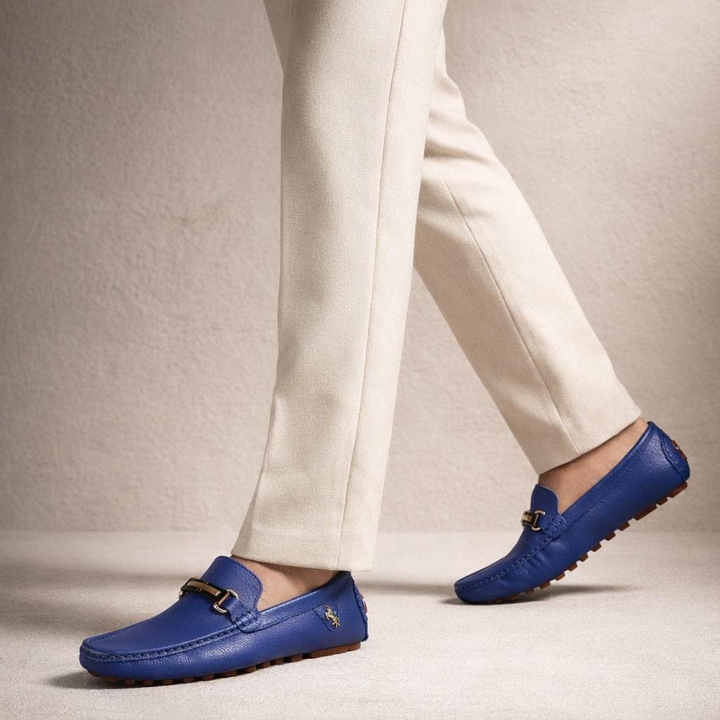 Chausson mocassin homme cuir