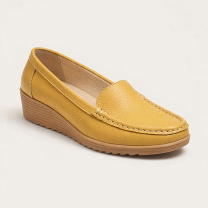 Chaussure femme mocassin cuir