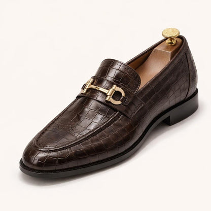 Chaussure homme mocassin marron