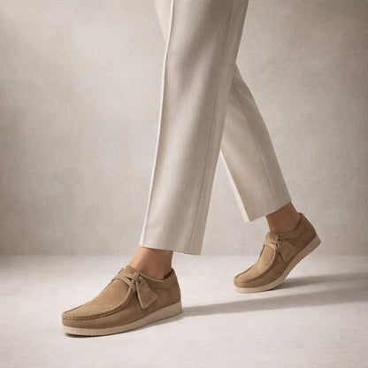Chaussure mocassin beige homme