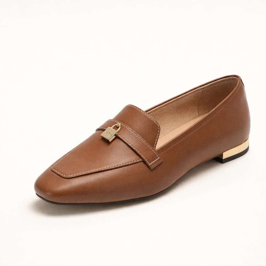 Mocassin à talon femme