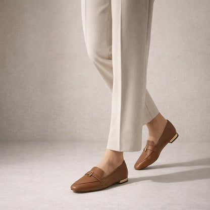 Mocassin à talon femme