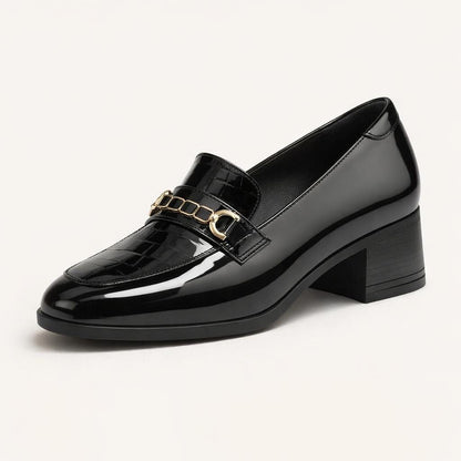 Mocassin avec talon femme