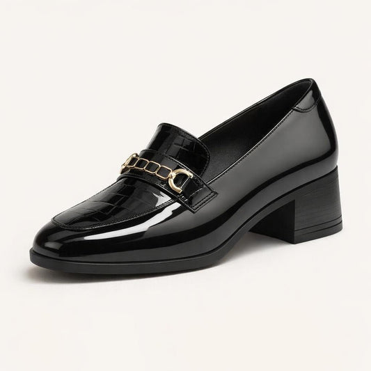 Mocassin avec talon femme
