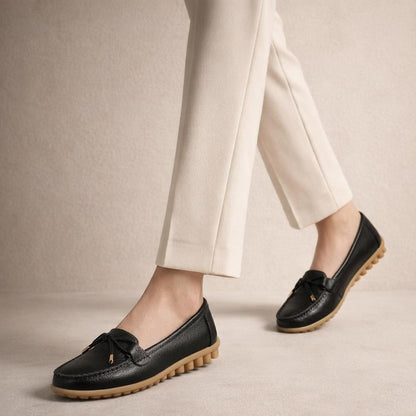 Mocassin cuir femme pas cher