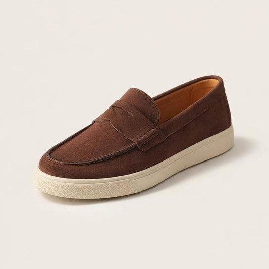 Mocassin daim homme luxe
