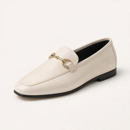 Mocassin en cuir femme