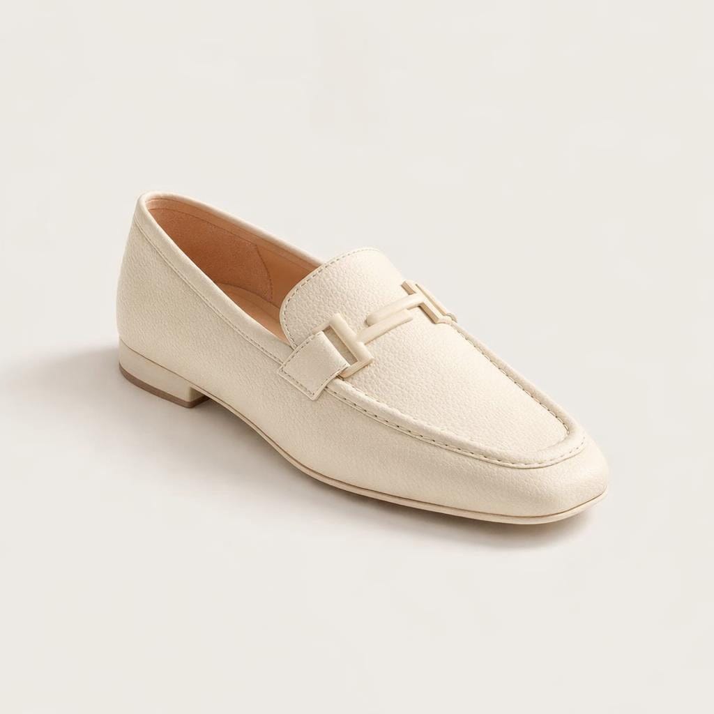 Mocassin en cuir pour femme
