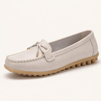 Mocassin en cuir souple femme