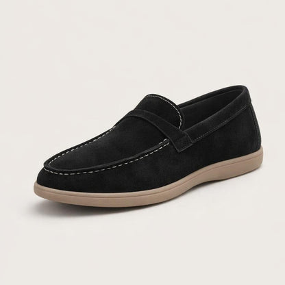 Mocassin en daim femme