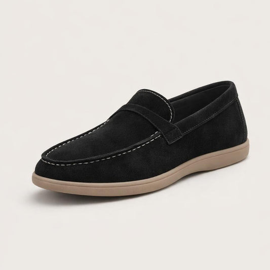 Mocassin en daim femme