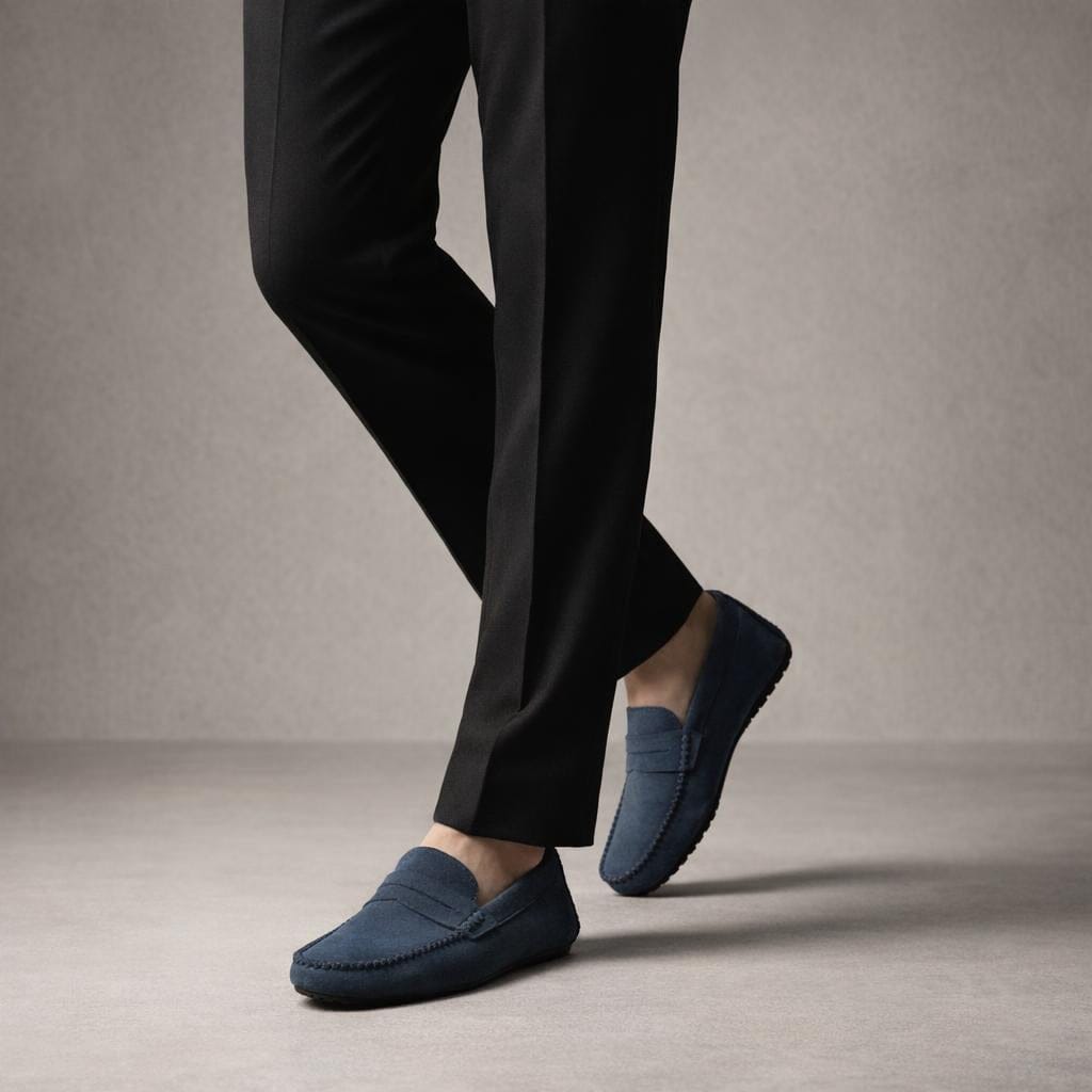 Mocassin en daim homme pas cher