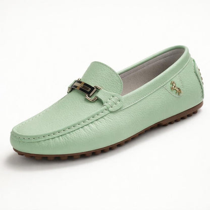 Mocassin été homme cuir