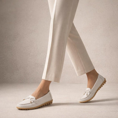 Mocassin femme cuir luxe