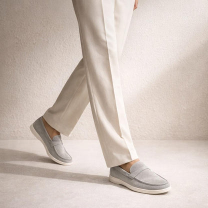 Mocassin femme daim luxe