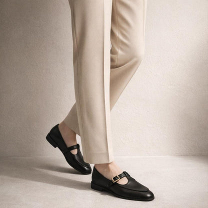 Mocassin femme élégant cuir