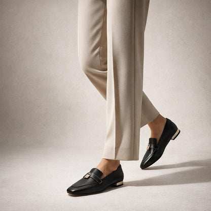 Mocassin femme élégant talon