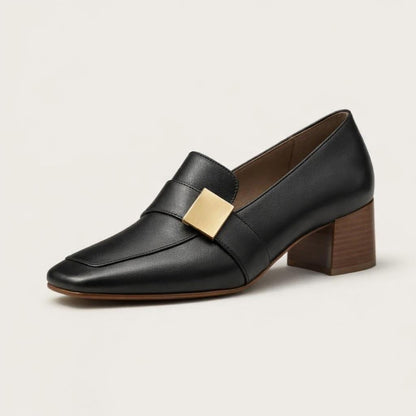 Mocassin femme haut talon