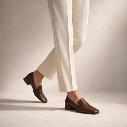 Mocassin femme talon 3 cm