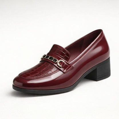 Mocassin femme talon 4 cm