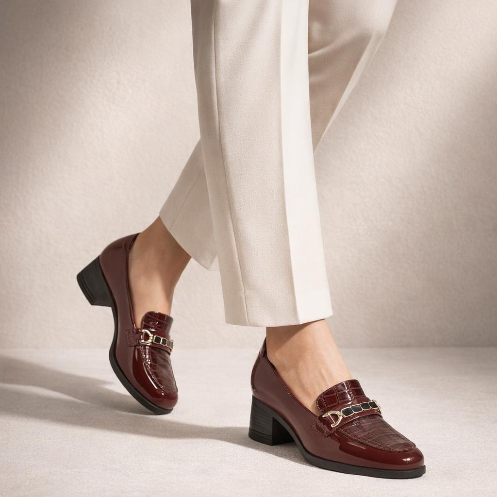 Mocassin femme talon 4 cm