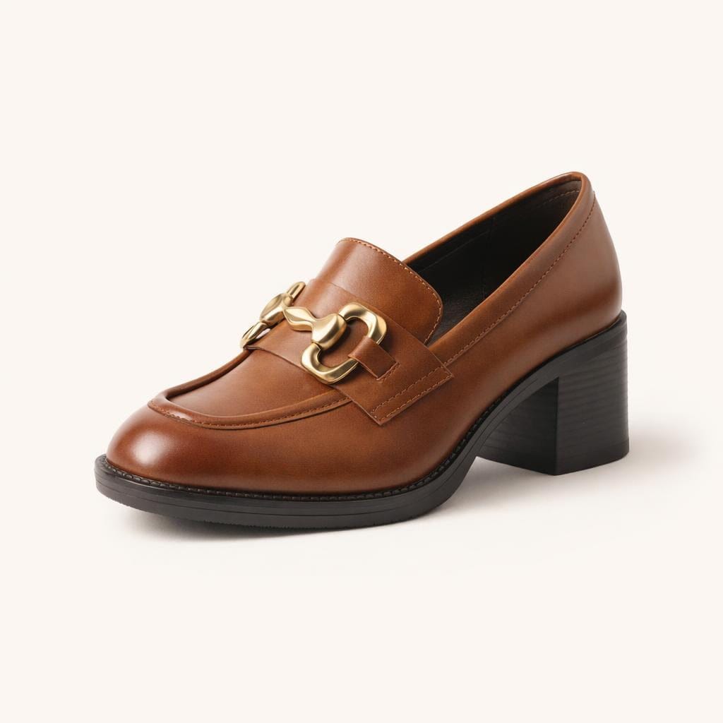 Mocassin femme talon 6 cm