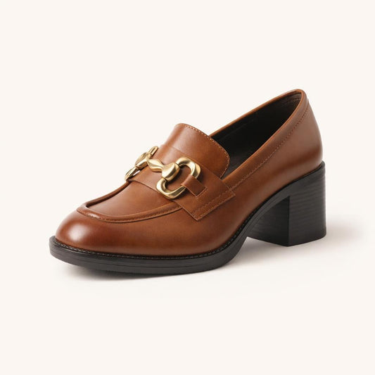 Mocassin femme talon 6 cm