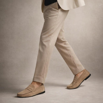 Mocassin homme beige pas cher
