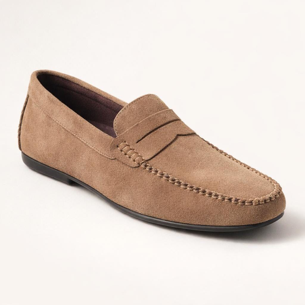 Mocassin homme beige pas cher