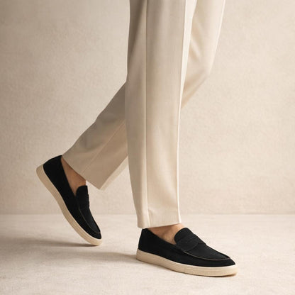 Mocassin homme luxe noir