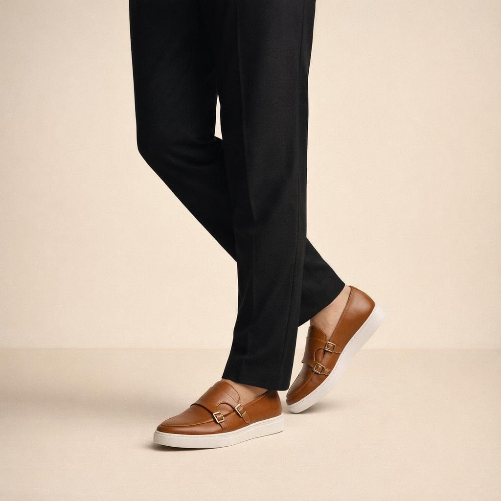 Mocassin homme marron clair