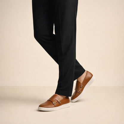 Mocassin homme marron clair