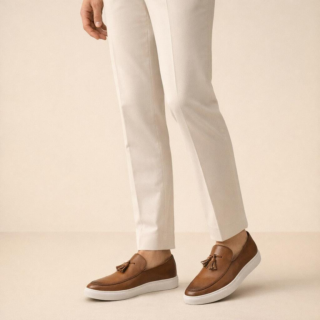 Mocassin homme marron pas cher