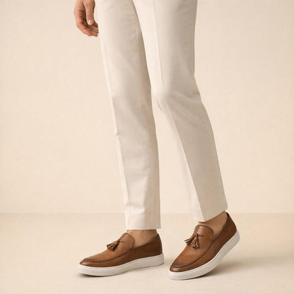 Mocassin homme marron pas cher