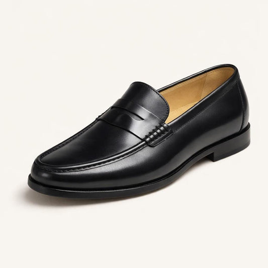 Mocassin noir homme mariage