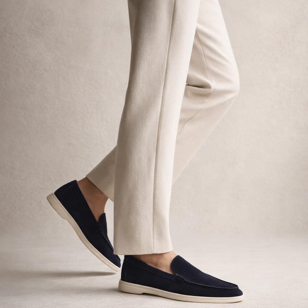 Mocassins en daim pour homme