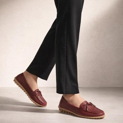 Mocassins femme cuir 42