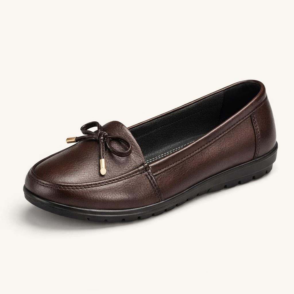 Mocassins marron femme pas cher